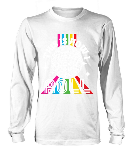 Retro Groovy Disco Balls Club Funny Vintage Party Long sleeved Unisex