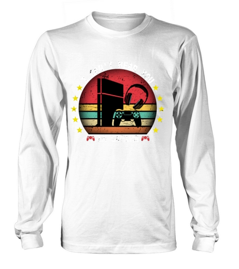 VINTAGE I CANT HEAR YOU IM GAMING DESIGN Long sleeved Unisex