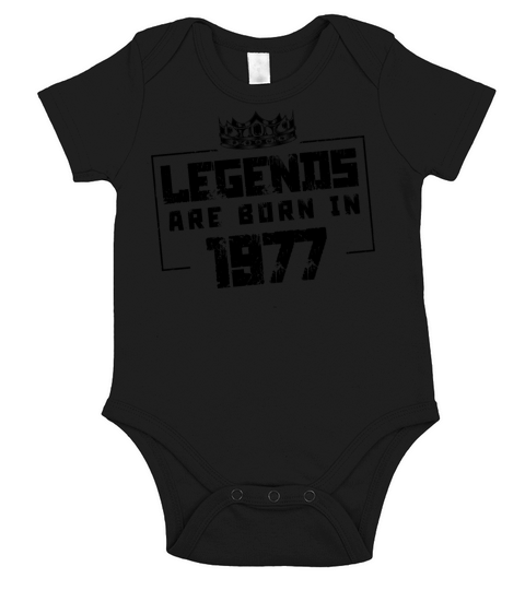 1977 legends born in Short Sleeve Baby One-Piece