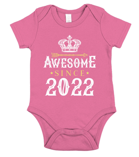 2022 awesome since Short Sleeve Baby One-Piece