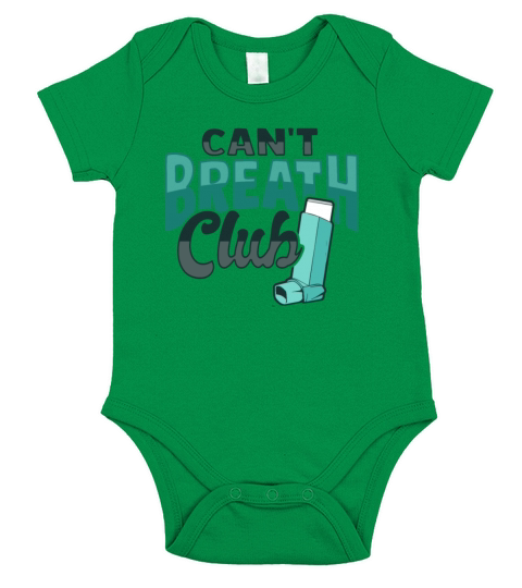 Albuterol Asthma Inhaler Design for an Asthmatic Short Sleeve Baby One-Piece