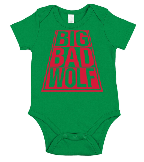 big bad wolf quote Short Sleeve Baby One-Piece