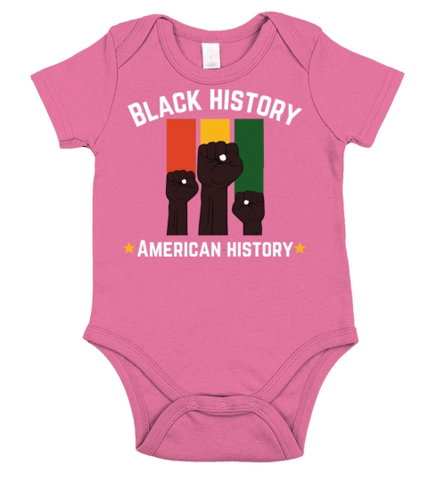 Black History Month 4 Short Sleeve Baby One-Piece