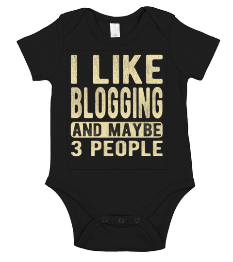 Blogging Saying Short Sleeve Baby One-Piece