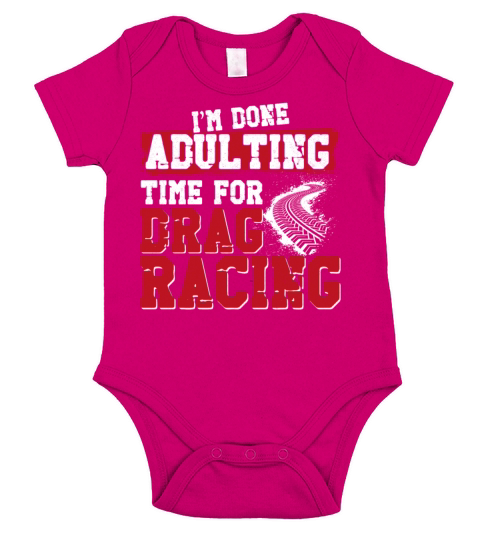 Drag Racing Race Car Vintage Im Short Sleeve Baby One-Piece