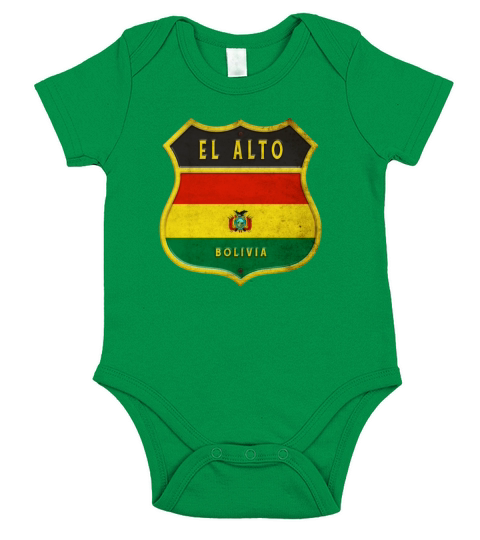 El Alto Bolivia coat of arms design Short Sleeve Baby One-Piece