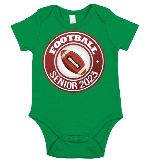 Football Senior 2023 Short Sleeve Baby One-Piece