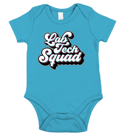 Lab Technician Lab Tech Squad Clinical Laboratory Short Sleeve Baby One-Piece
