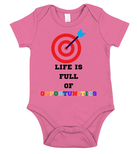 Life is full of opportunities Short Sleeve Baby One-Piece