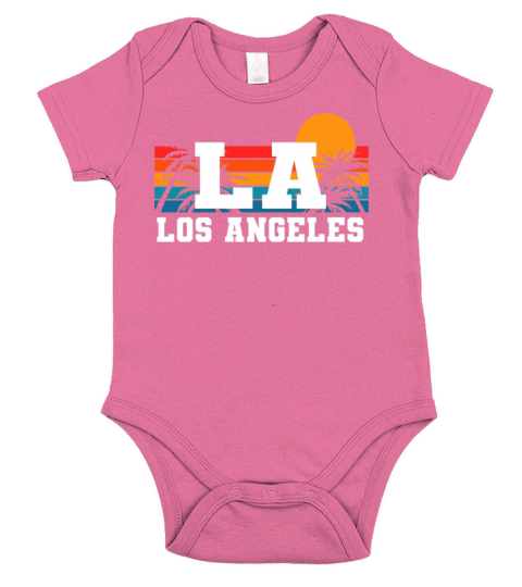Los Angeles LA California Gift Short Sleeve Baby One-Piece