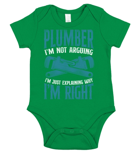 Plumbing Plumber Vintage Plumber Short Sleeve Baby One-Piece