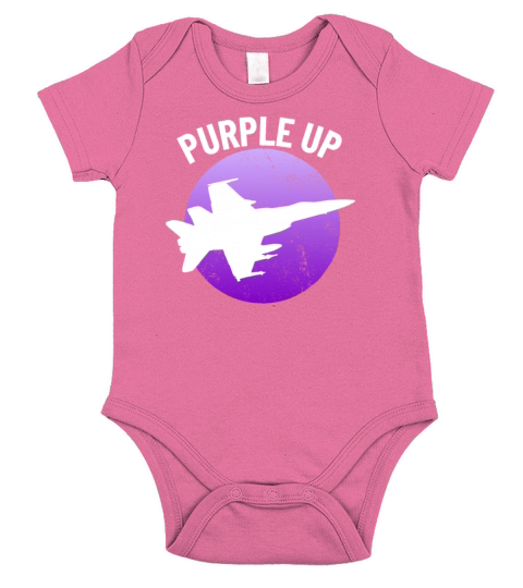 Purple Up F18 Hornet Military Kids Boys F-18f18 mi Short Sleeve Baby One-Piece