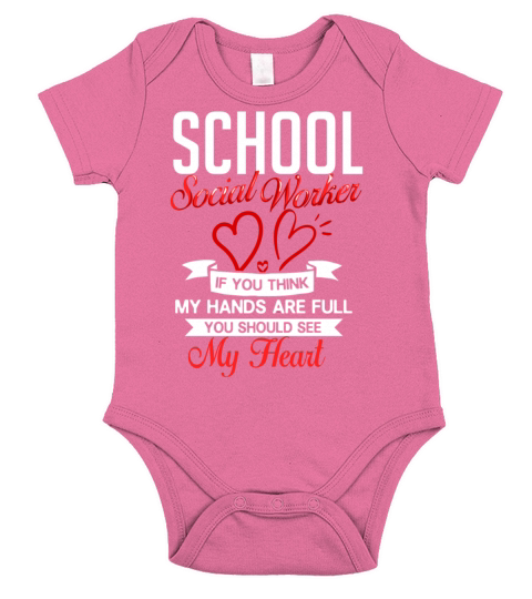 School Social Worker Quotes Appreciation Office Short Sleeve Baby One-Piece