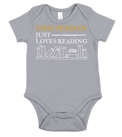 This person just loves reading lovers gifts Short Sleeve Baby One-Piece