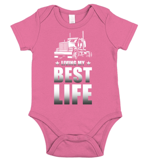 Truck Driver Trucker Gift Short Sleeve Baby One-Piece