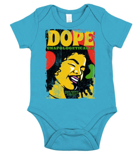 Unapologetically Dope Black History Month African Short Sleeve Baby One-Piece