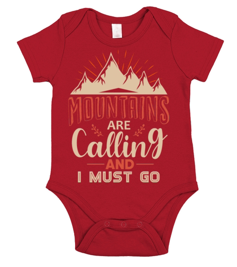 Vintage Mountains Climber Hiker Short Sleeve Baby One-Piece