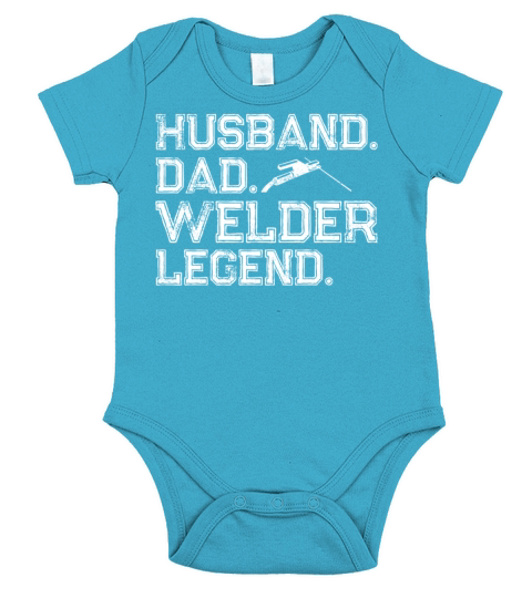 Welder Welding Dad Father Vintage Short Sleeve Baby One-Piece