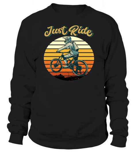 Bicycle Biker Retro Mountain Bike Mountainbike Sweatshirt Unisex