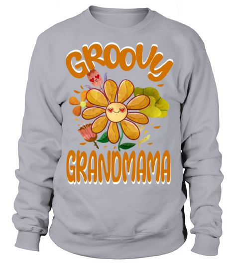 Groovy Grandmama Family Matching Vintage Family Sweatshirt Unisex