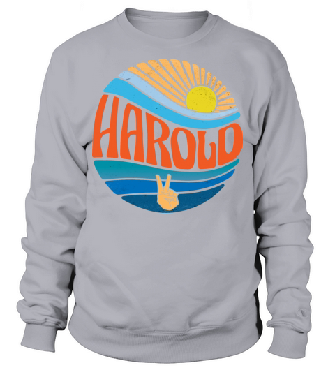 Harold Shirt Vintage Sunset Harold Groovy Tie Dye Sweatshirt Unisex