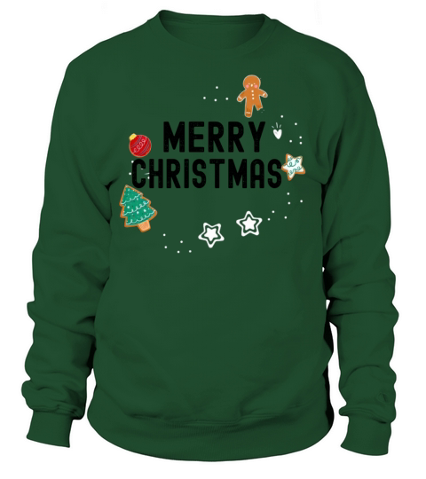 Merry Christmas Tree Crew Grunge Matching Pajama Sweatshirt Unisex