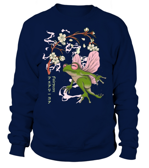 Occult Fairy Frog Cottagecore Goblincore Sweatshirt Unisex