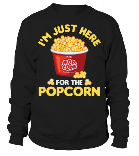 Popcorn Vintage Retro Funny Popcorn Lovers Sweatshirt Unisex