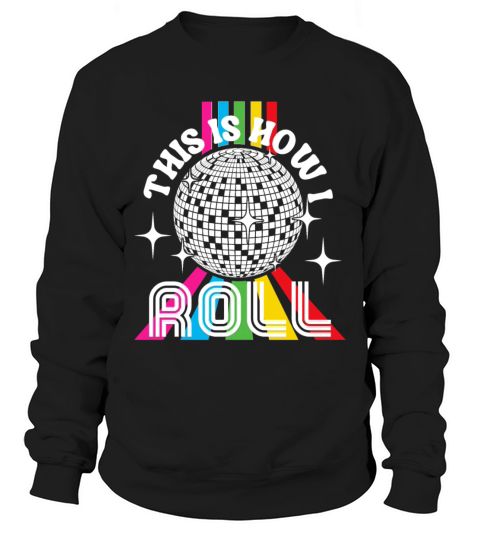 Retro Groovy Disco Balls Club Funny Vintage Party Sweatshirt Unisex