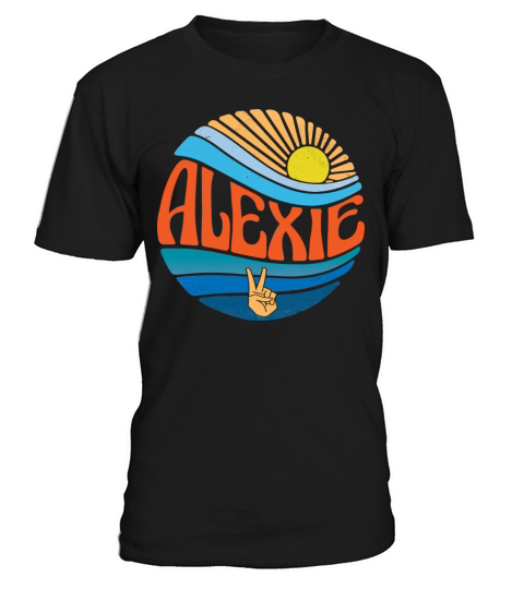Alexie Shirt Vintage Sunset Alexie Groovy Tie Dye T-Shirt Unisex