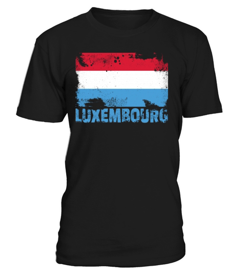 Luxembourg Flag Vintage Distressed Europe Grunge T T-Shirt Unisex