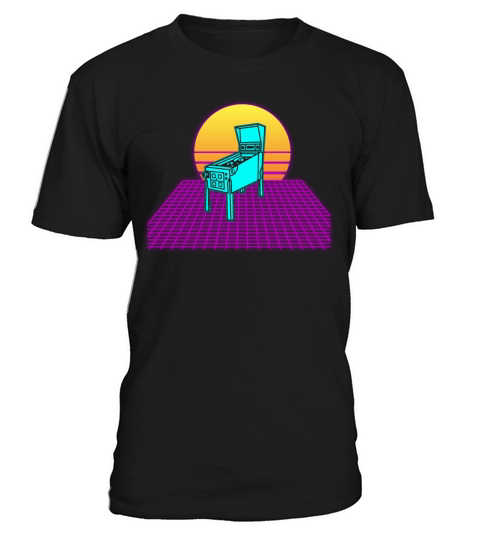 Pinball Machine Retro Vintage Arcade Game Lovers T-Shirt Unisex