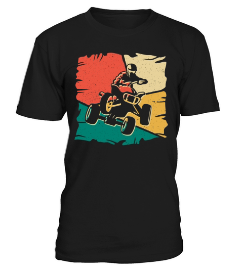 Quad Biker Vintage Offroad 4 wheeler ATV T-Shirt Unisex