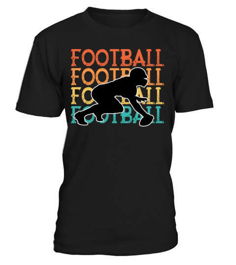 Retro Vintage Quote American Football Theme Footba T-Shirt Unisex