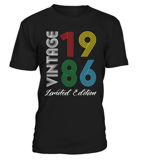 Vintage 1986 Vintage Birthday Retro Vintage T-Shirt Unisex