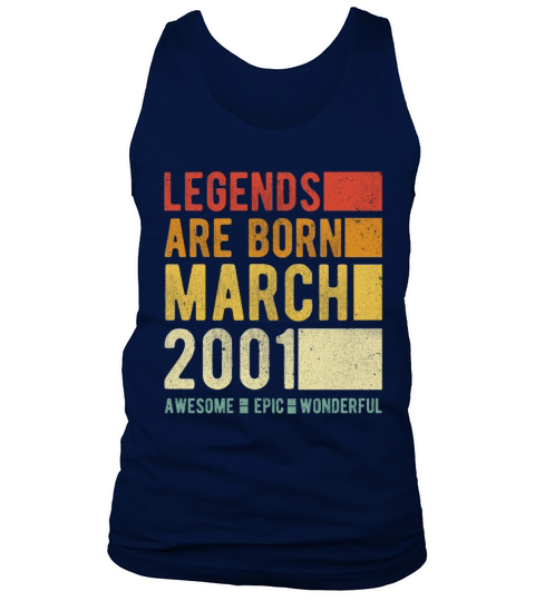 Birthday March 2001 Tank Top Unisex