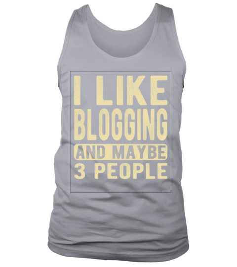 Blogging Saying Tank Top Unisex