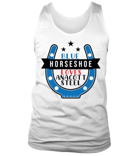 Blue Horseshoe Loves Anacott Steel Tank Top Unisex