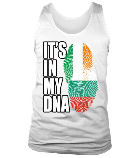 Bulgarian And Irish Mix Heritage DNA Flag Tank Top Unisex