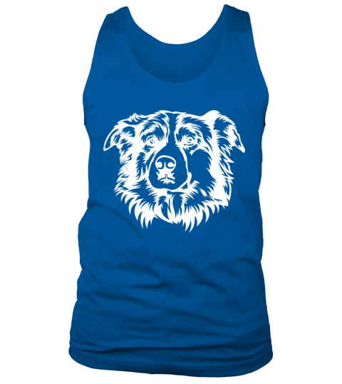 Cute AUSSIE dog face graphic drawing theme Tank Top Unisex