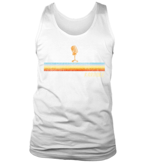 Karaoke Singer Retro Vintage Tank Top Unisex