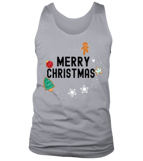 Merry Christmas Tree Crew Grunge Matching Pajama Tank Top Unisex