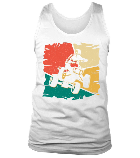 Quad Biker Vintage Offroad 4 wheeler ATV Tank Top Unisex