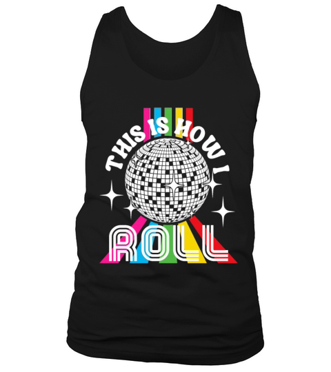 Retro Groovy Disco Balls Club Funny Vintage Party Tank Top Unisex