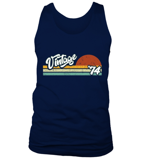 Vintage 1974 Limited edition Made in 1974 Tank Top Unisex