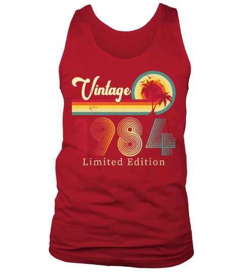Vintage 1984 Limited Edition Tank Top Unisex