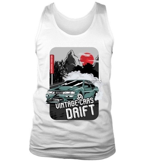 Vintage Cars Drift Tank Top Unisex