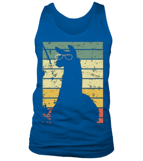 Vintage Llama Retro Colorful Alpaca Tank Top Unisex