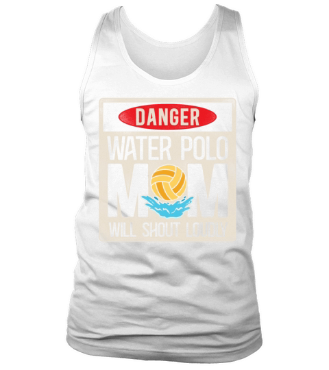 Water Polo Mom Vintage Danger Tank Top Unisex