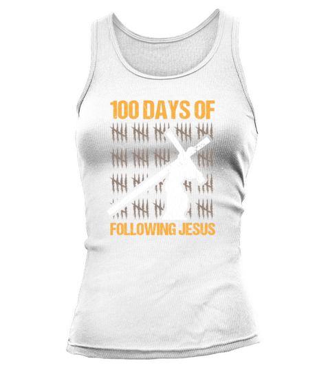 100 Days of Following Jesus Christian Believe Tank top Woman